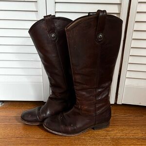 Chocolate brown Frye Melissa boot size 6.5